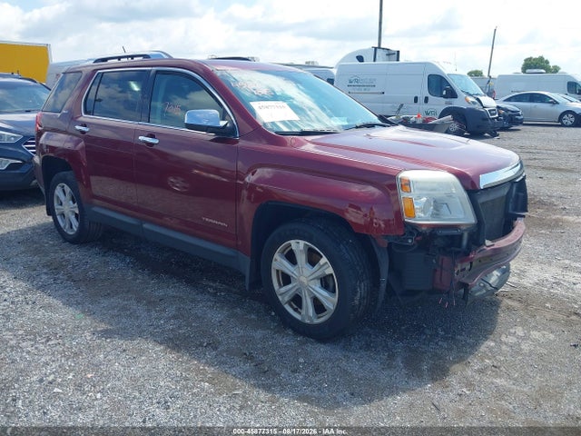 Продажа на аукционе авто 2016 Gmc Terrain Slt, vin: 2GKFLUEK3G6265116, номер лота: 45877315