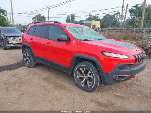 45877356 :رقم المزاد ، 1C4PJMBS0HW590923 vin ، 2017 Jeep Cherokee Trailhawk مزاد بيع