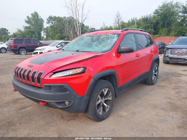2017 Jeep Cherokee Trailhawk მანქანა იყიდება აუქციონზე, vin: 1C4PJMBS0HW590923, აუქციონის ნომერი: 45877356