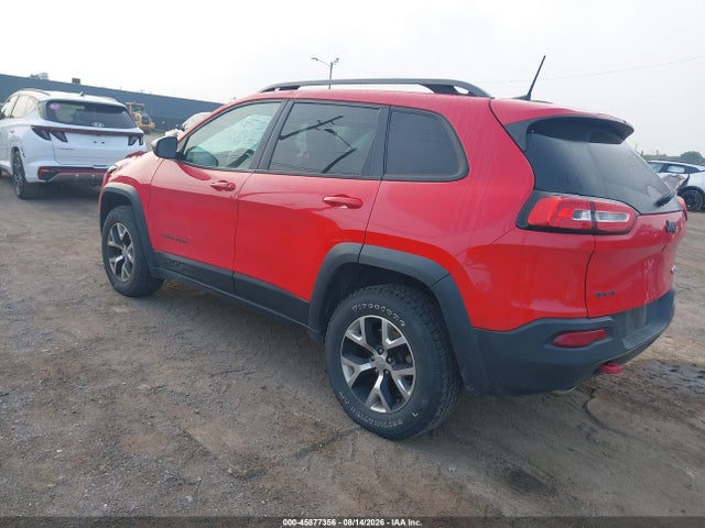 2017 Jeep Cherokee Trailhawk მანქანა იყიდება აუქციონზე, vin: 1C4PJMBS0HW590923, აუქციონის ნომერი: 45877356
