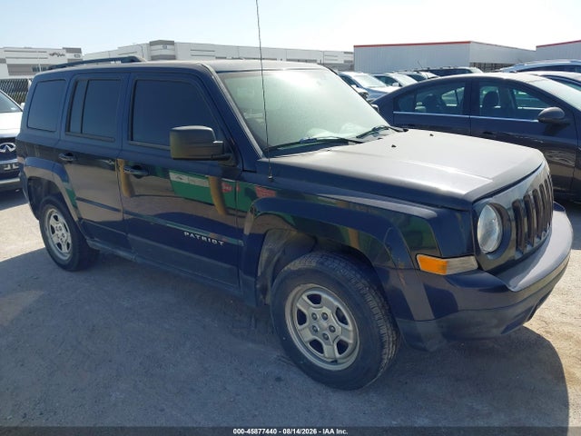2016 Jeep Patriot Sport მანქანა იყიდება აუქციონზე, vin: 1C4NJRBB4GD522381, აუქციონის ნომერი: 45877440