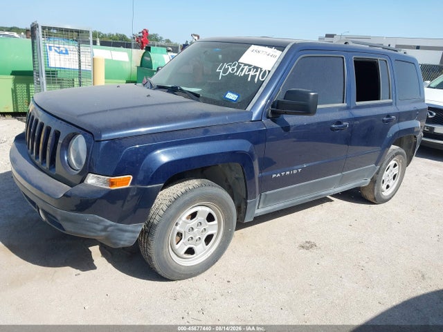 2016 Jeep Patriot Sport მანქანა იყიდება აუქციონზე, vin: 1C4NJRBB4GD522381, აუქციონის ნომერი: 45877440