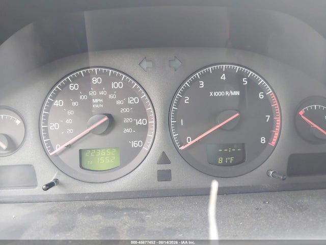 Aukcja sprzedaży 2002 Volvo V70 2.4t, vin: YV1SJ58D221188277, numer aukcji: 45877452