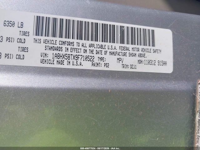 Продаж на аукціоні авто 2009 Chrysler Aspen Limited, vin: 1A8HX58TX9F710522, номер лоту: 45877524