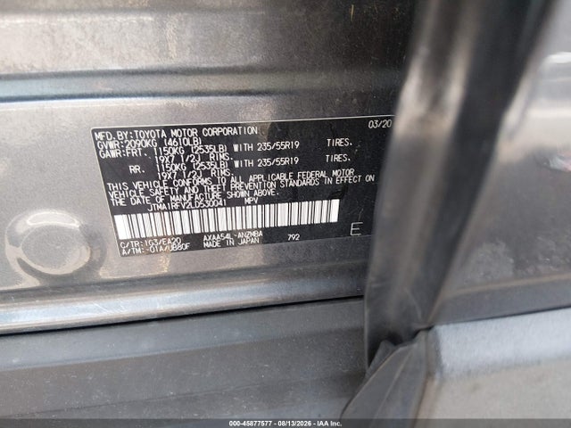 JTMA1RFV2LD530041 Toyota Rav4 Xle Premium