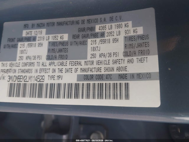 Mazda Cx-30 Premium Package 2020 3MVDMBEM2LM114529 Image 9