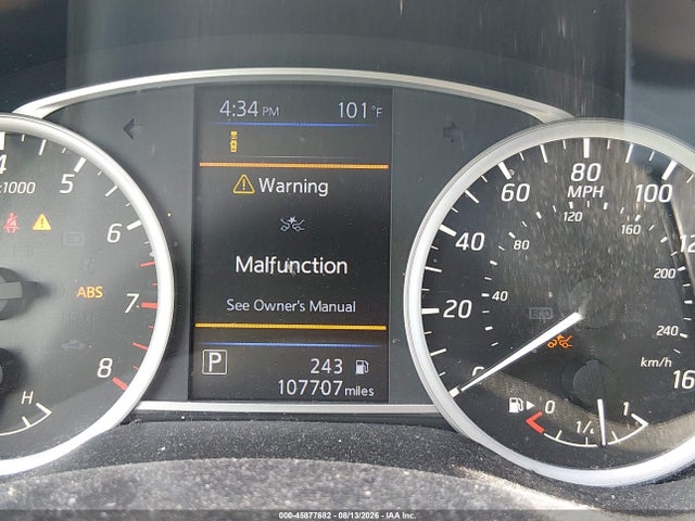 2019 Nissan Sentra S მანქანა იყიდება აუქციონზე, vin: 3N1AB7AP3KY411570, აუქციონის ნომერი: 45877682