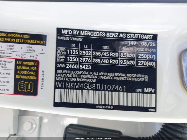 W1NKM4GB8TU107461 Mercedes-Benz Glc 300 Suv