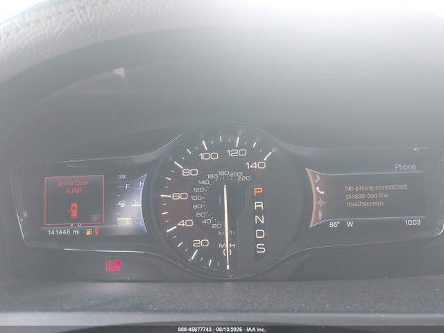 2013 Lincoln Mkx მანქანა იყიდება აუქციონზე, vin: 2LMDJ6JK1DBL44751, აუქციონის ნომერი: 45877743