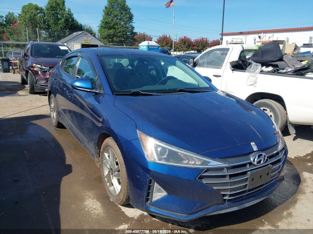 Продаж на аукціоні авто 2019 Hyundai Elantra Sel, vin: 5NPD84LF5KH420960, номер лоту: 45877756