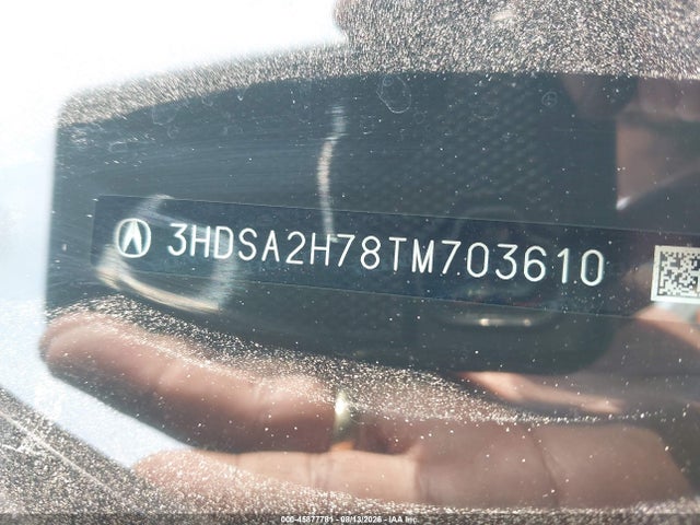 2026 Acura Adx A-spec With Advance მანქანა იყიდება აუქციონზე, vin: 3HDSA2H78TM703610, აუქციონის ნომერი: 45877781