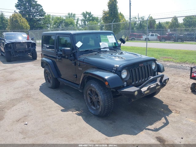 45877812 :رقم المزاد ، 1C4GJWBG5GL278829 vin ، 2016 Jeep Wrangler 75th Anniversary مزاد بيع