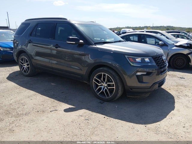 2018 Ford Explorer Sport მანქანა იყიდება აუქციონზე, vin: 1FM5K8GT0JGA67183, აუქციონის ნომერი: 45877867