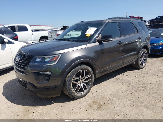 2018 Ford Explorer Sport მანქანა იყიდება აუქციონზე, vin: 1FM5K8GT0JGA67183, აუქციონის ნომერი: 45877867