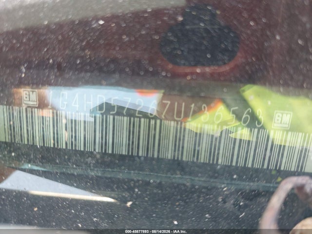 Aukcja sprzedaży 2007 Buick Lucerne Cxl, vin: 1G4HD57267U136563, numer aukcji: 45877893