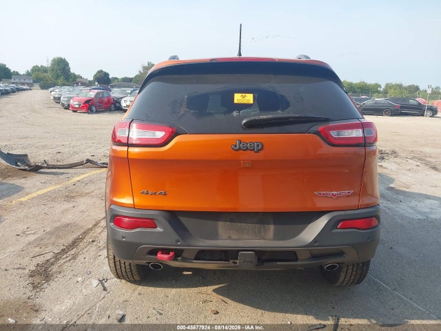 2015 Jeep Cherokee Trailhawk მანქანა იყიდება აუქციონზე, vin: 1C4PJMBS4FW556979, აუქციონის ნომერი: 45877924