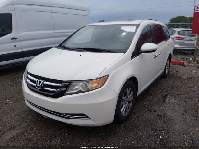 45877938 :رقم المزاد ، 5FNRL5H64GB130881 vin ، 2016 Honda Odyssey Ex-l مزاد بيع