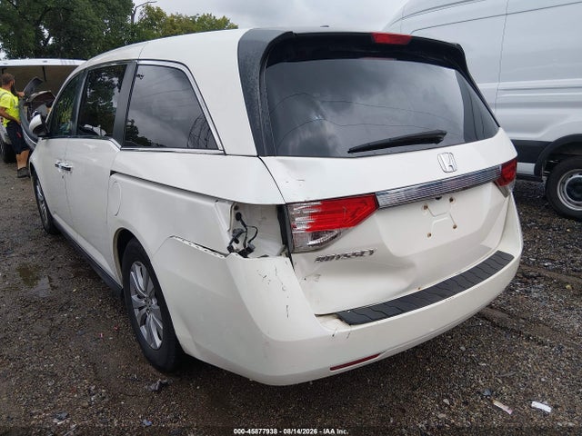 45877938 :رقم المزاد ، 5FNRL5H64GB130881 vin ، 2016 Honda Odyssey Ex-l مزاد بيع