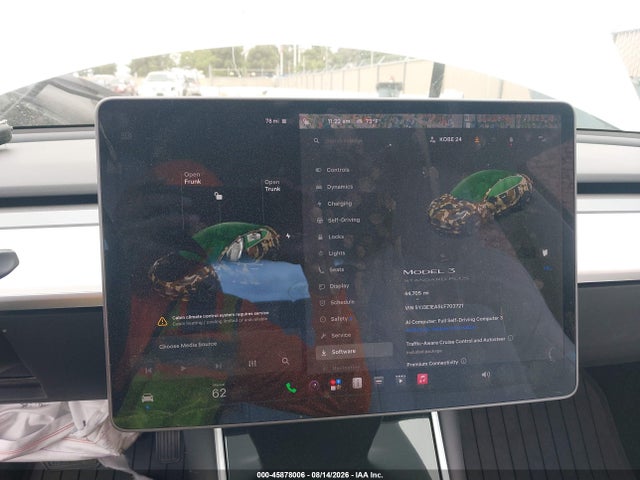 Auction sale of the 2020 Tesla Model 3 Standard Range Plus Rear-wheel Drive/standard Range Rear-wheel Drive, vin: 5YJ3E1EA5LF703721, lot number: 45878006