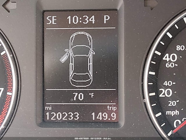 Продажа на аукционе авто 2013 Volkswagen Passat 2.5l Se, vin: 1VWBP7A33DC072348, номер лота: 45878009