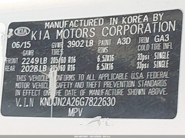 KIA Soul 2016 KNDJN2A26G7822630 Image 9