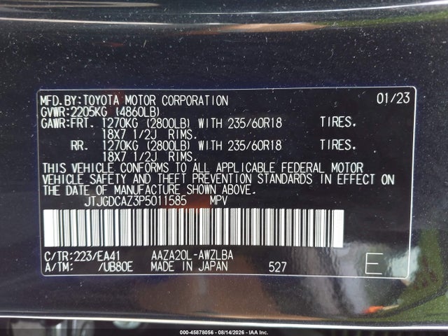 Lexus Nx 250 Premium 2023 JTJGDCAZ3P5011585 Image 9