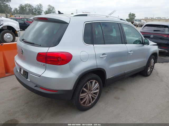 2014 Volkswagen Tiguan Sel მანქანა იყიდება აუქციონზე, vin: WVGAV3AX7EW591723, აუქციონის ნომერი: 45878098