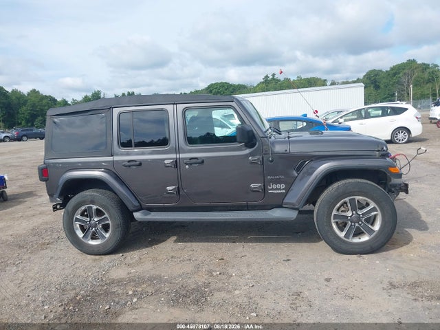 45878107 :رقم المزاد ، 1C4HJXEG4KW576012 vin ، 2019 Jeep Wrangler Unlimited Sahara 4x4 مزاد بيع