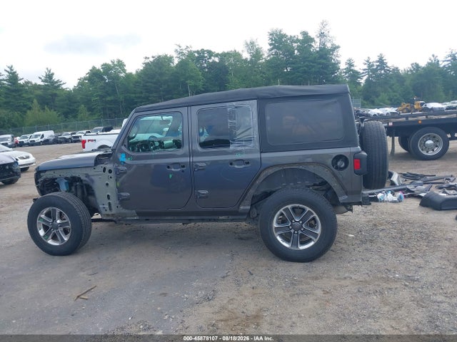 45878107 :رقم المزاد ، 1C4HJXEG4KW576012 vin ، 2019 Jeep Wrangler Unlimited Sahara 4x4 مزاد بيع