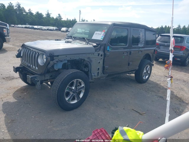 45878107 :رقم المزاد ، 1C4HJXEG4KW576012 vin ، 2019 Jeep Wrangler Unlimited Sahara 4x4 مزاد بيع