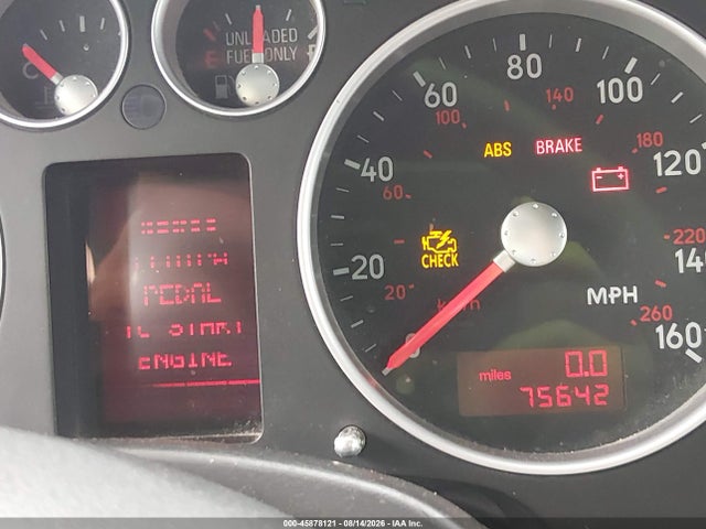 45878121 :رقم المزاد ، TRUUT28N721013612 vin ، 2002 Audi Tt 1.8l مزاد بيع