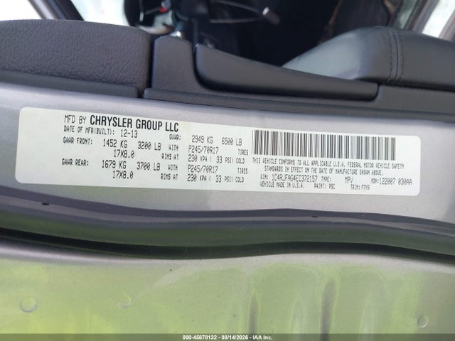 2014 Jeep Grand Cherokee Laredo მანქანა იყიდება აუქციონზე, vin: 1C4RJFAG4EC372157, აუქციონის ნომერი: 45878132