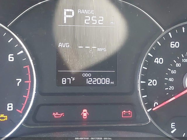 45878161 :رقم المزاد ، 3KPFK4A74HE054573 vin ، 2017 Kia Forte Lx مزاد بيع