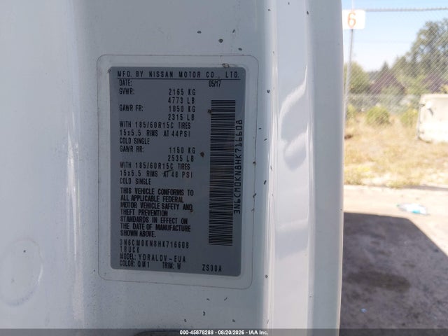 Nissan Nv200 S 2017 3N6CM0KN8HK716608 Image 9