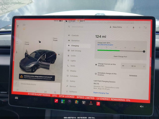 5YJ3E1EA2RF783553 Tesla Model 3 Long Range Dual Motor All-wheel Drive/rear-wheel Drive