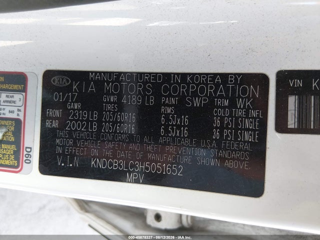 KIA NIRO LX 2017 KNDCB3LC3H5051652 Image 9