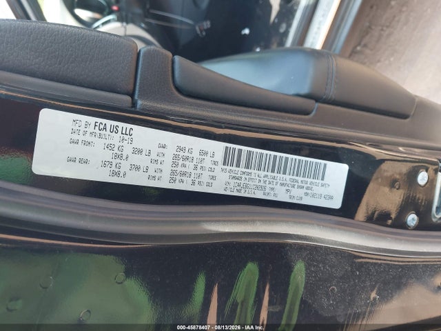 Продажа на аукционе авто 2020 Jeep Grand Cherokee Limited 4x2, vin: 1C4RJEBG1LC202926, номер лота: 45878407
