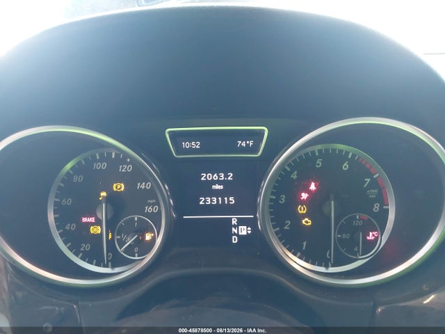 Aukcja sprzedaży 2012 Mercedes-benz Ml 350 4matic, vin: 4JGDA5HB4CA026838, numer aukcji: 45878500