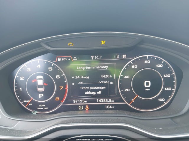 Продажа на аукционе авто 2018 Audi A4 2.0t Premium/2.0t Tech Premium, vin: WAUENAF45JA021541, номер лота: 45878609