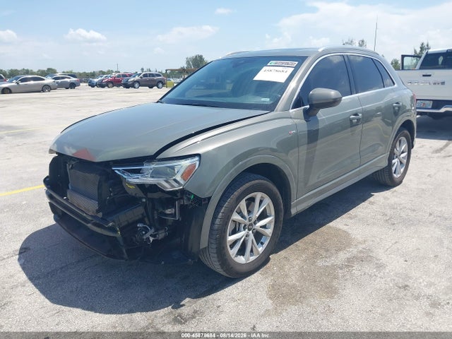 45878684 :رقم المزاد ، WA1DECF30S1019869 vin ، 2025 Audi Q3 Premium 45 Tfsi S Line Quattro Tiptronic مزاد بيع