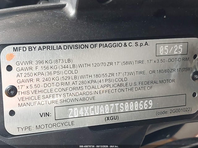 Aprilia Rs 660 2026 ZD4XGUA07TS000669 Image 10
