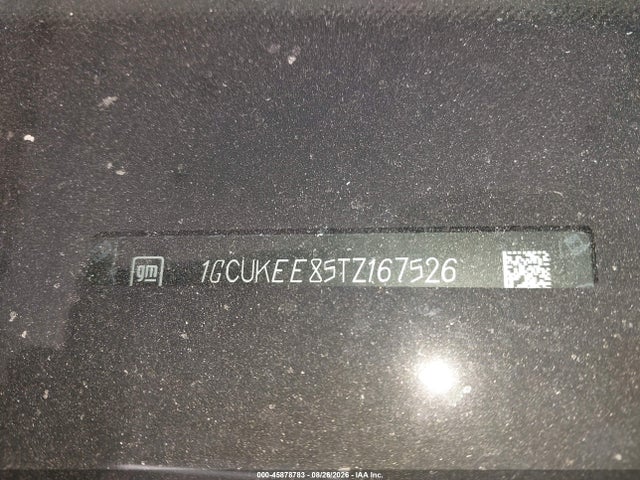 45878783 :رقم المزاد ، 1GCUKEE85TZ167526 vin ، 2026 Chevrolet Silverado 1500 4wd  Short Bed Rst مزاد بيع