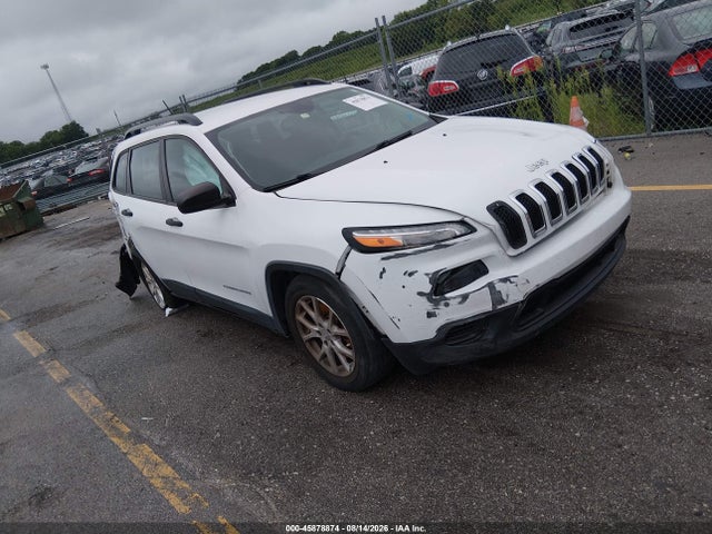 Auction sale of the 2015 Jeep Cherokee Sport, vin: 1C4PJLAB8FW585073, lot number: 45878874