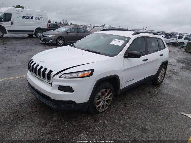 2015 Jeep Cherokee Sport მანქანა იყიდება აუქციონზე, vin: 1C4PJLAB8FW585073, აუქციონის ნომერი: 45878874