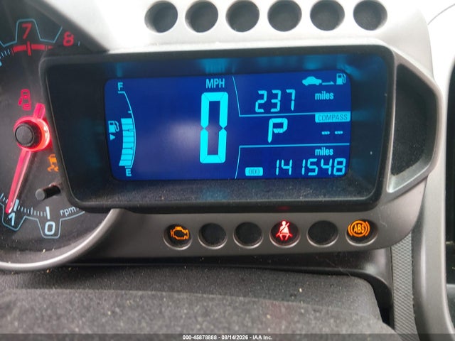 Продаж на аукціоні авто 2015 Chevrolet Sonic Lt Auto, vin: 1G1JC6SH2F4206609, номер лоту: 45878888