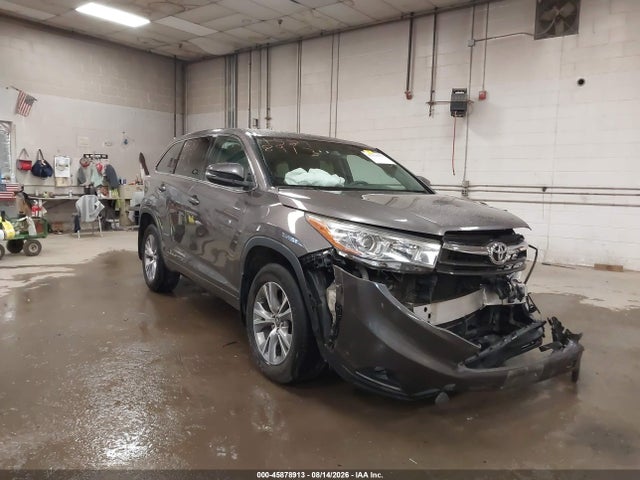 Aukcja sprzedaży 2016 Toyota Highlander Le Plus V6, vin: 5TDBKRFH2GS303521, numer aukcji: 45878913