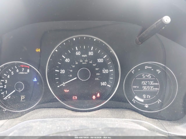 45878930 :رقم المزاد ، 3CZRU5H38GM722096 vin ، 2016 Honda Hr-v Lx مزاد بيع