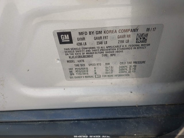 Buick Encore Essence 2018 KL4CJCSBXJB539042 Image 9