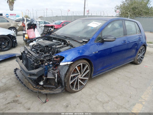 45878966 :رقم المزاد ، WVWVF7AU7JW197259 vin ، 2018 Volkswagen Golf R 2.0t W/dcc   Navigation مزاد بيع