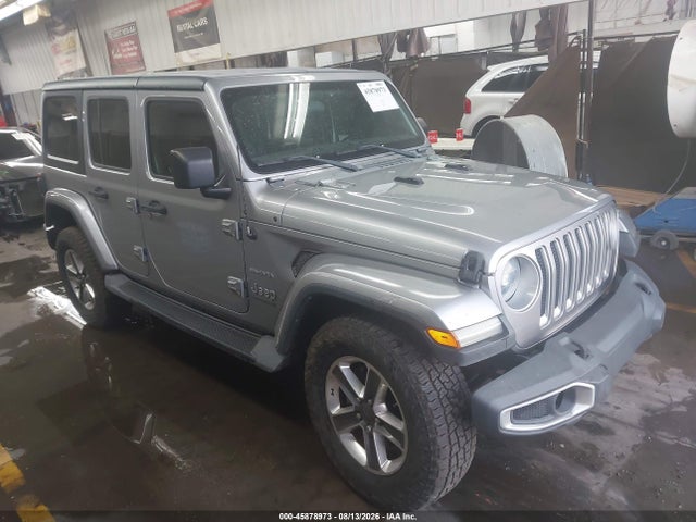 2018 Jeep Wrangler Unlimited Sahara 4x4 მანქანა იყიდება აუქციონზე, vin: 1C4HJXEG9JW246753, აუქციონის ნომერი: 45878973